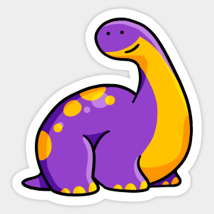 Chunky Boi, chubby dino, dinosaur Sticker